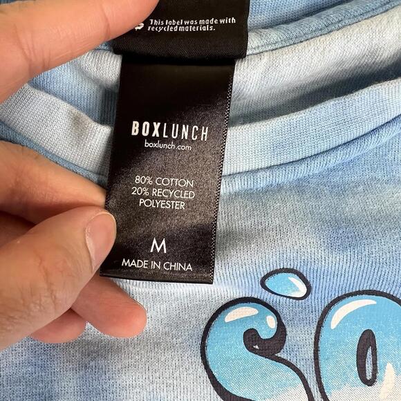 Studio Ghibli BoxLunch Ponyo Sosuke Sweater Womens Medium Blue Tie Dye Official - Picture 4 of 8